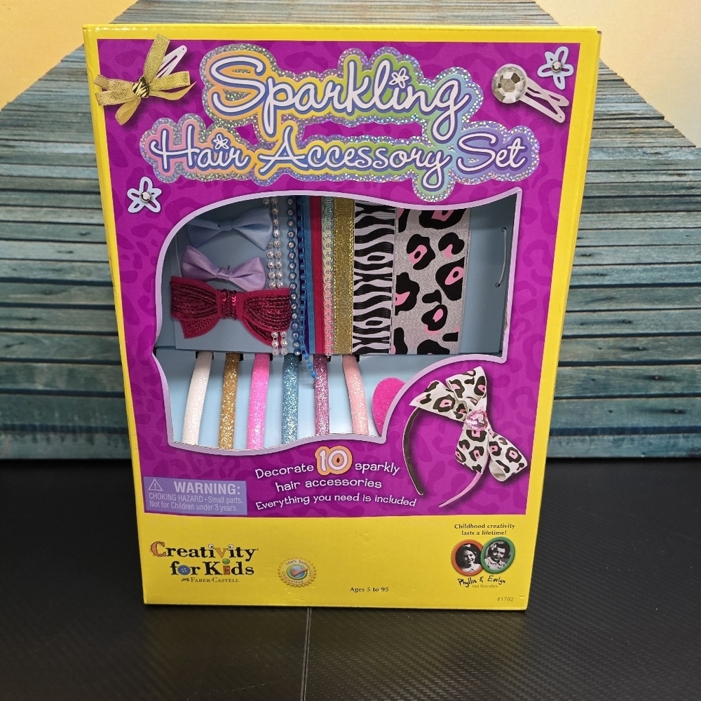 New Sparkling Hair Accessory Set Decorate 10 Sparky Hair Accessories
